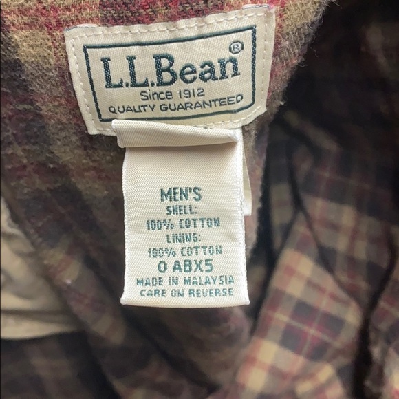 LL Bean Fleece Insulated  Men’s Pants Size 34 - Picture 5 of 6